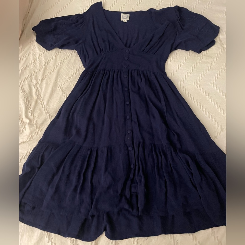 Blue dress